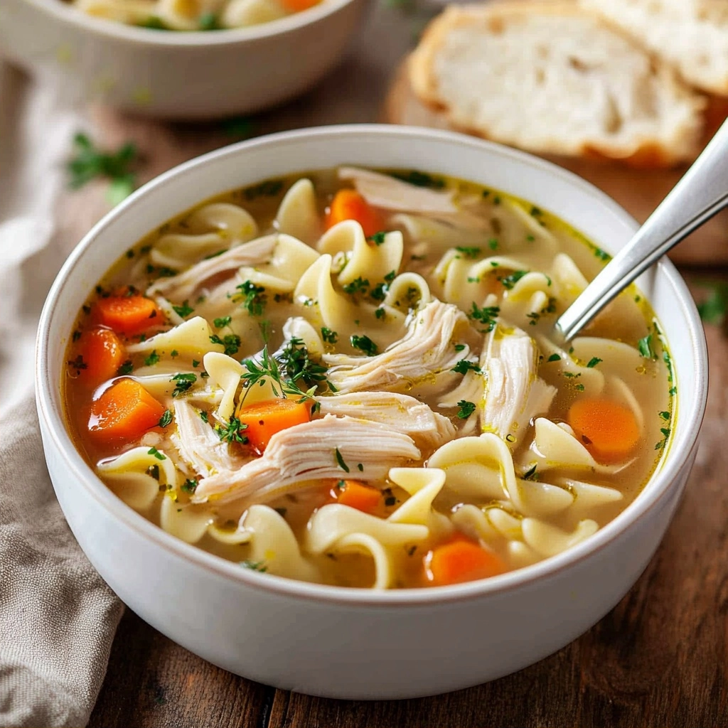 Crockpot Chicken Noodle Soup