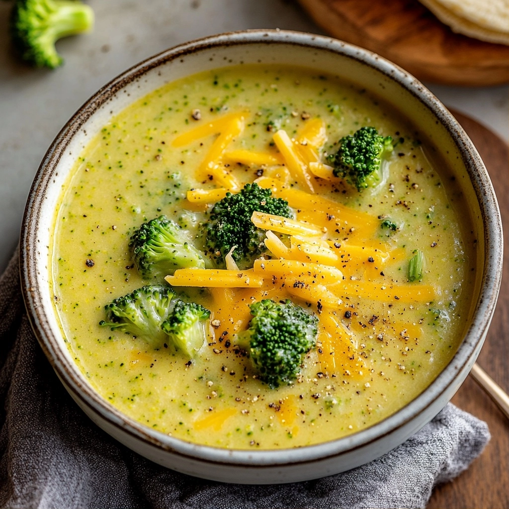Creamy Broccoli Cheddar Soup