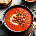 Roasted Red Pepper and Garlic Soup