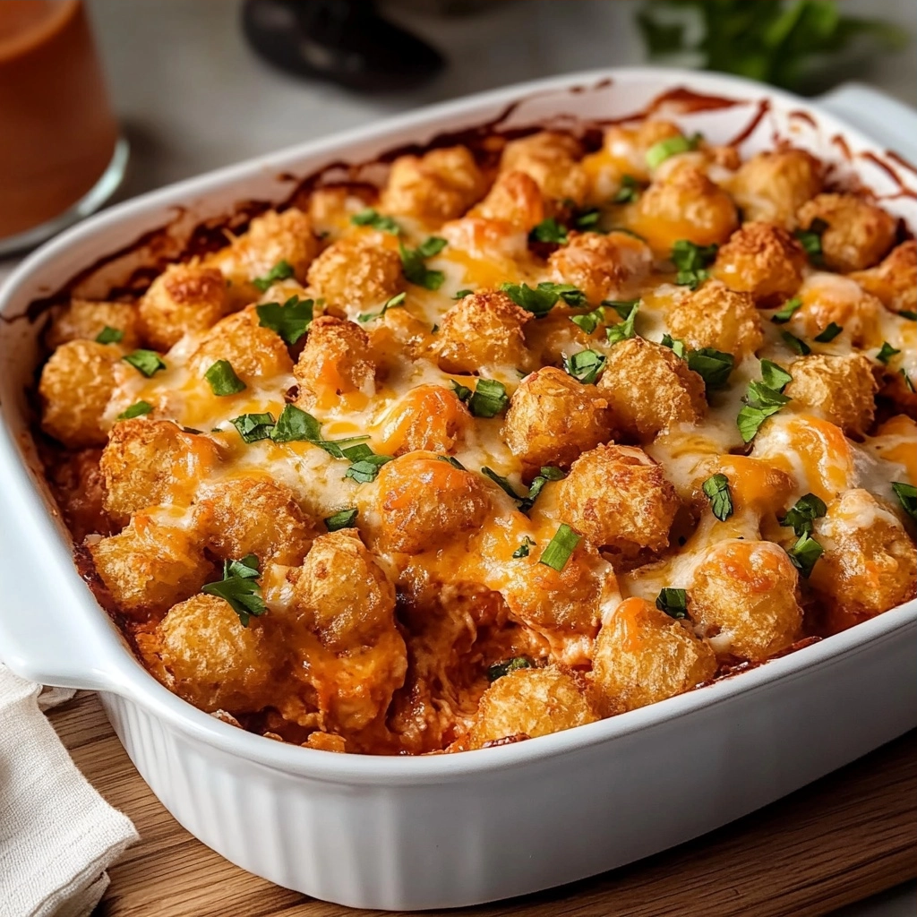 Easy and Hearty Tater Tot Casserole