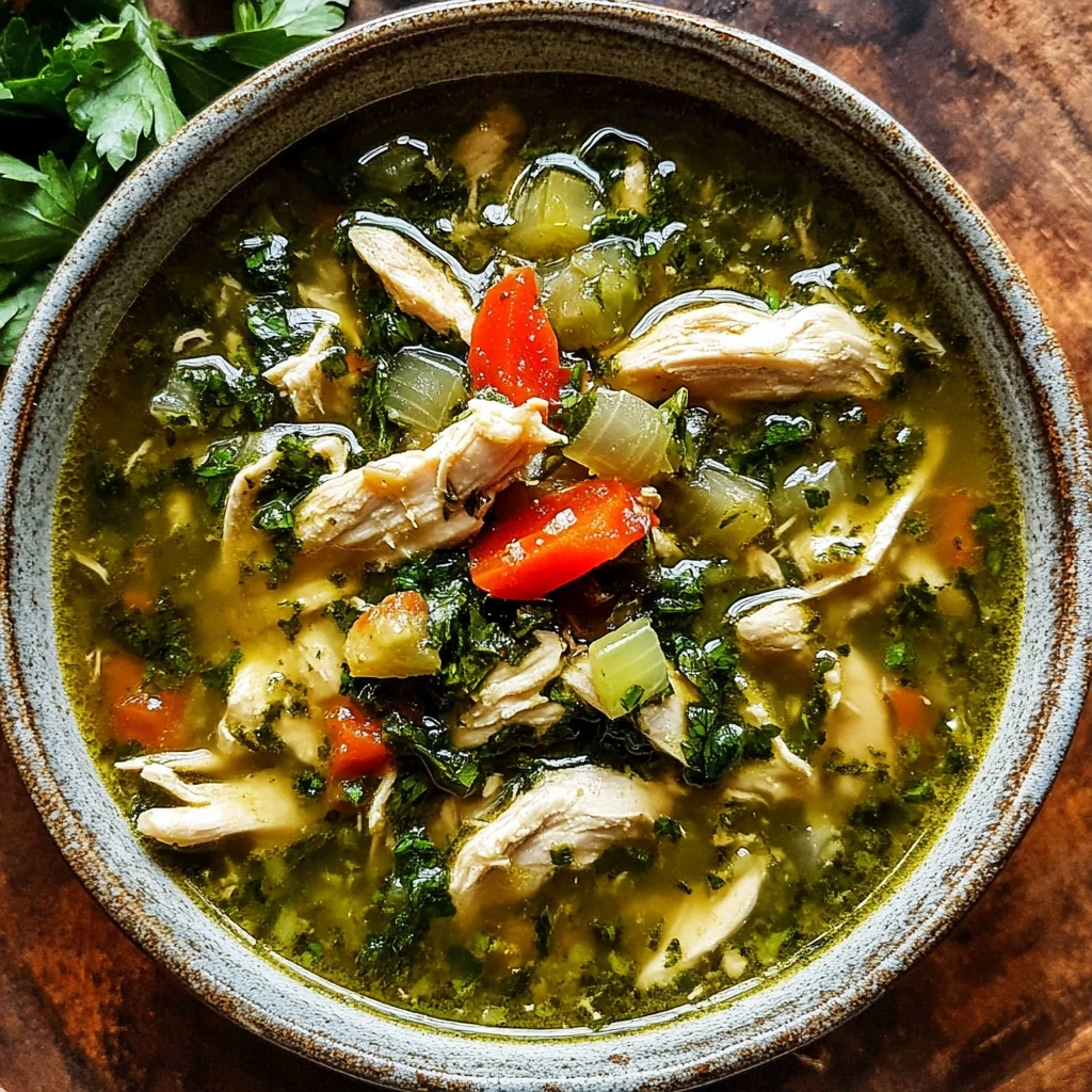 Chimichurri Chicken Soup