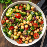 Mediterranean Garbanzo Bean Salad