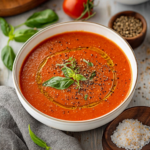 Healthy High Protein Tomato Soup with a Secret Ingredient