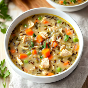 Copycat Panera Chicken and Wild Rice Soup