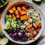 Roasted Sweet Potato Black Bean Bowls