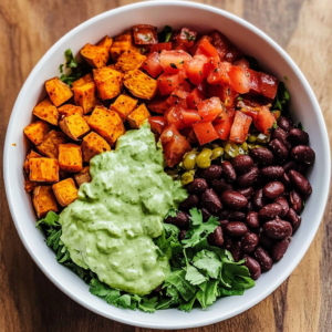 Vegan Southwest Sweet Potato Bowl