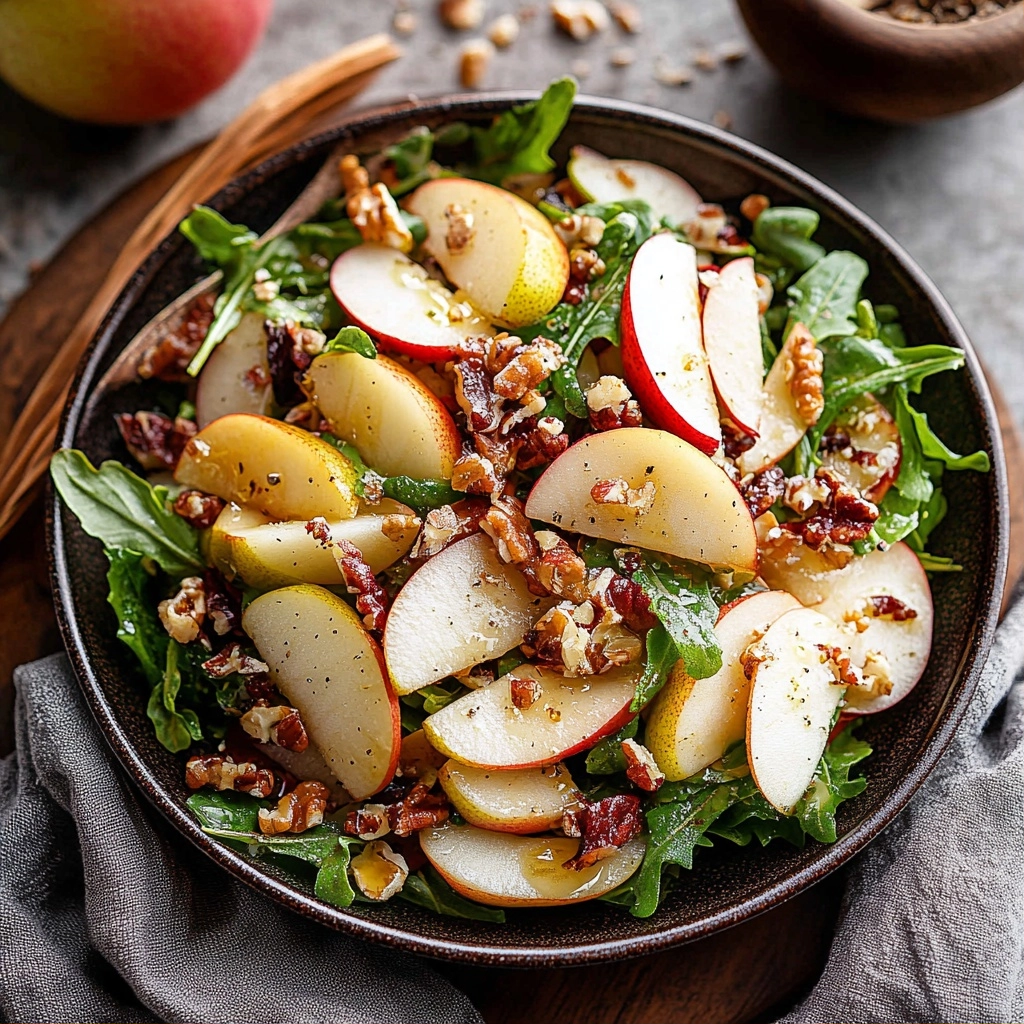 Autumn Apple and Pear Salad