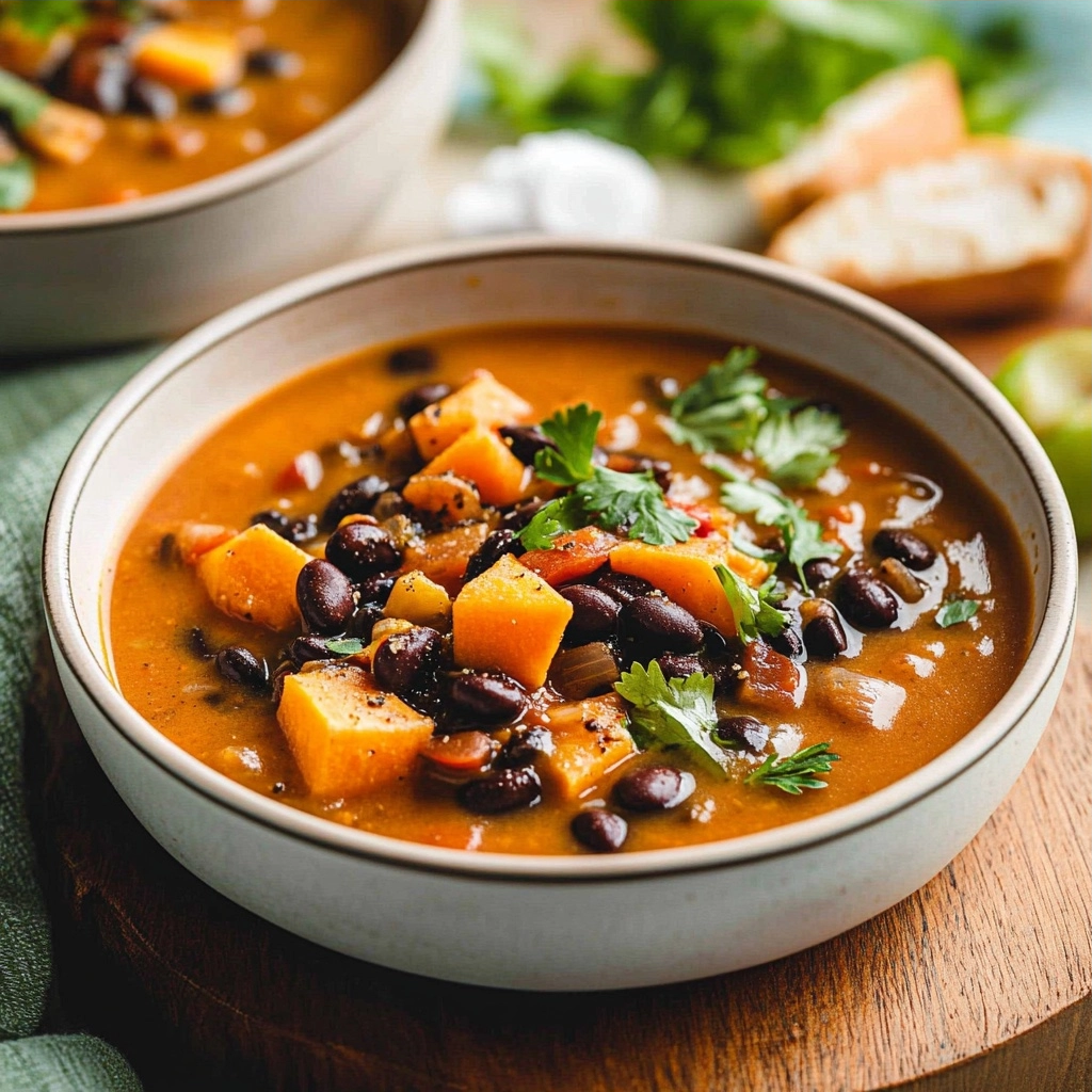 Sweet Potato Black Bean Soup