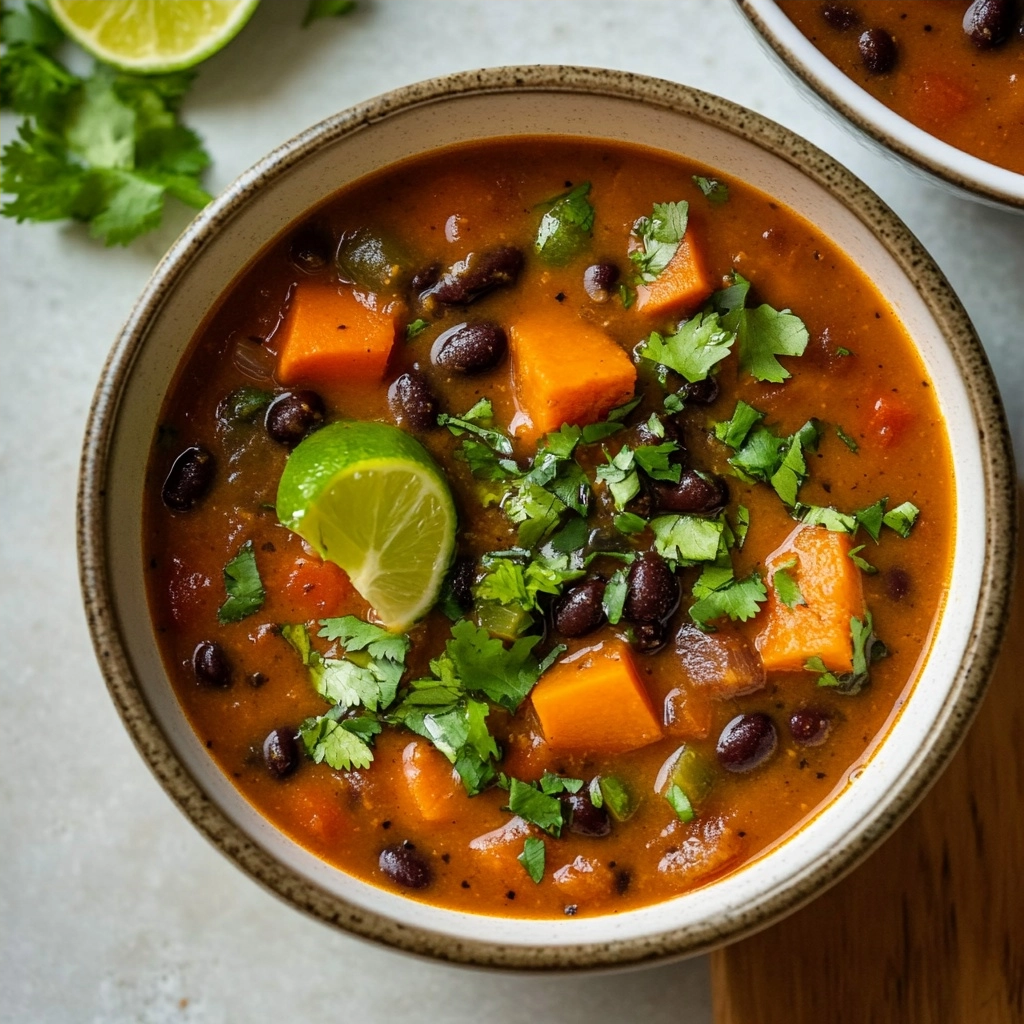 Black Bean Sweet Potato Soup