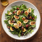 Autumn Arugula House Salad with Fig Vinaigrette