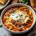 Spicy Sausage Lasagna Soup: A Cozy, Nourishing Bowl