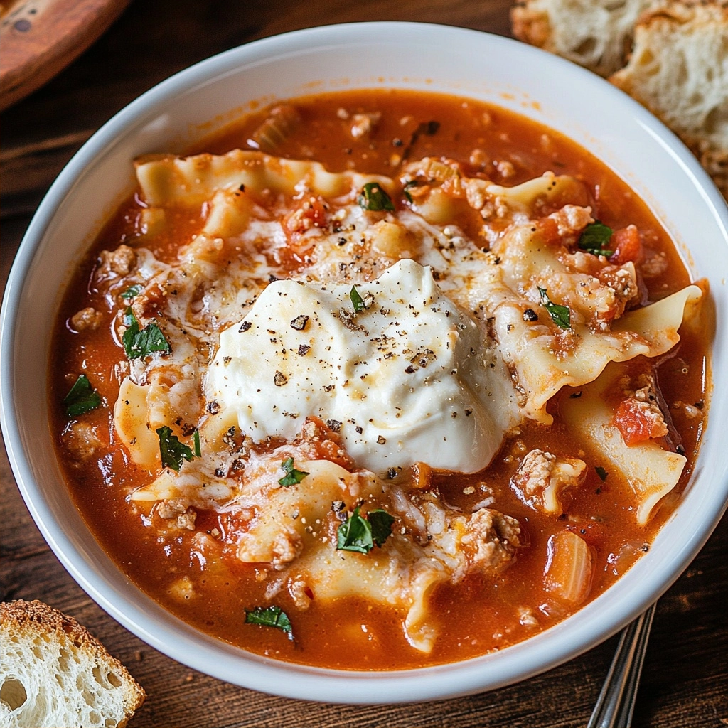 Classic One-Pot Lasagna Soup