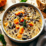 Cozy Autumn Wild Rice Soup