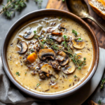 The Best Wild Rice and Mushroom Soup