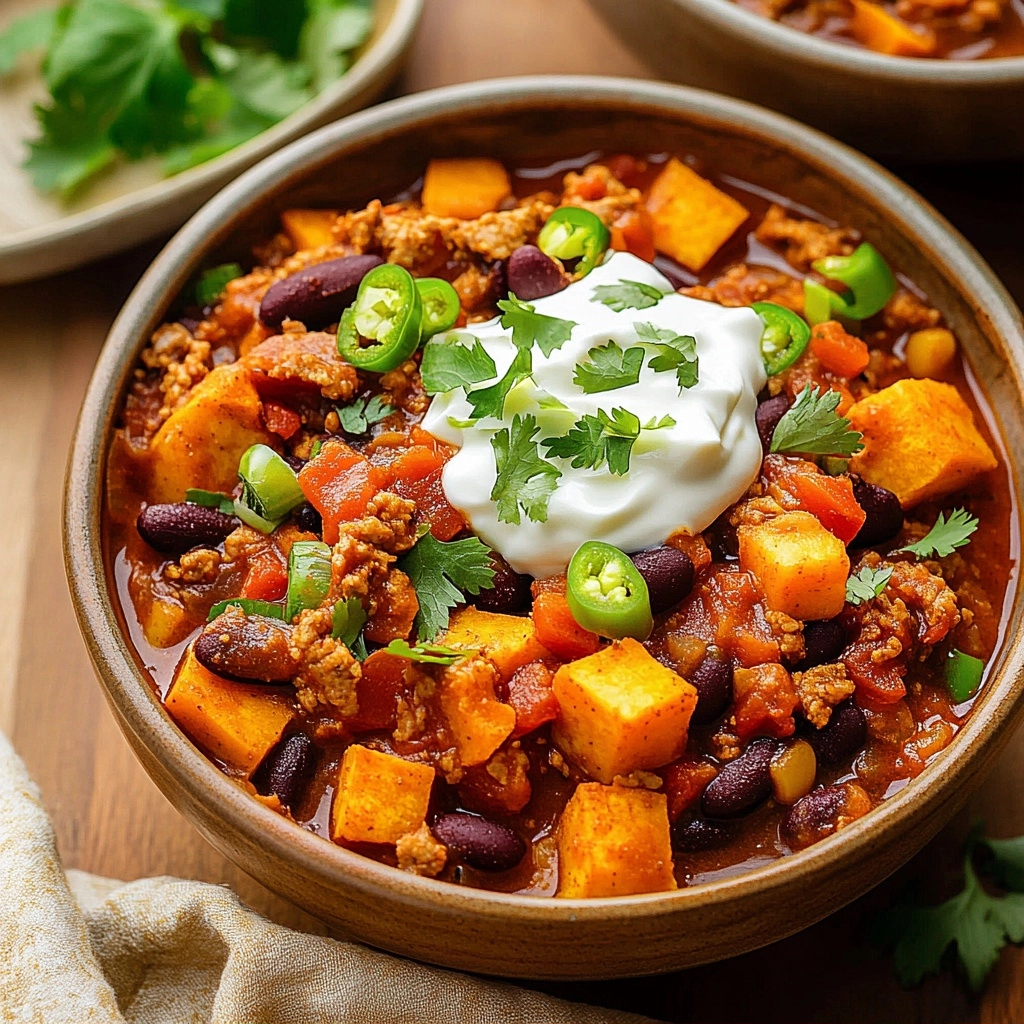 Slow Cooker Sweet Potato Chili
