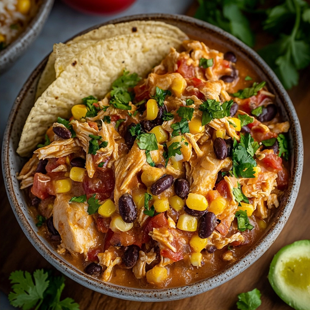 Crock Pot Fiesta Chicken