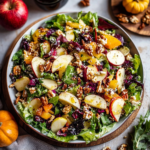 Fall Harvest Salad with Apple Cider Vinaigrette