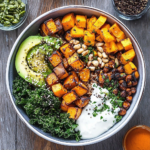 Sweet Potato, Squash and Kale Buddha Bowl