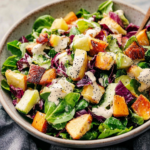 Autumn Chopped Salad with Creamy Poppyseed Dressing
