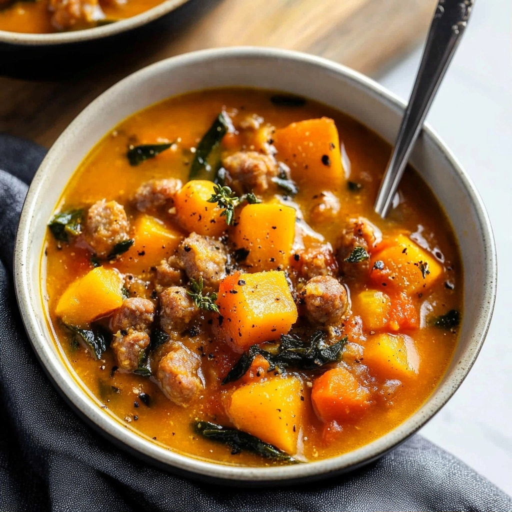 Italian Sausage Butternut Squash Soup