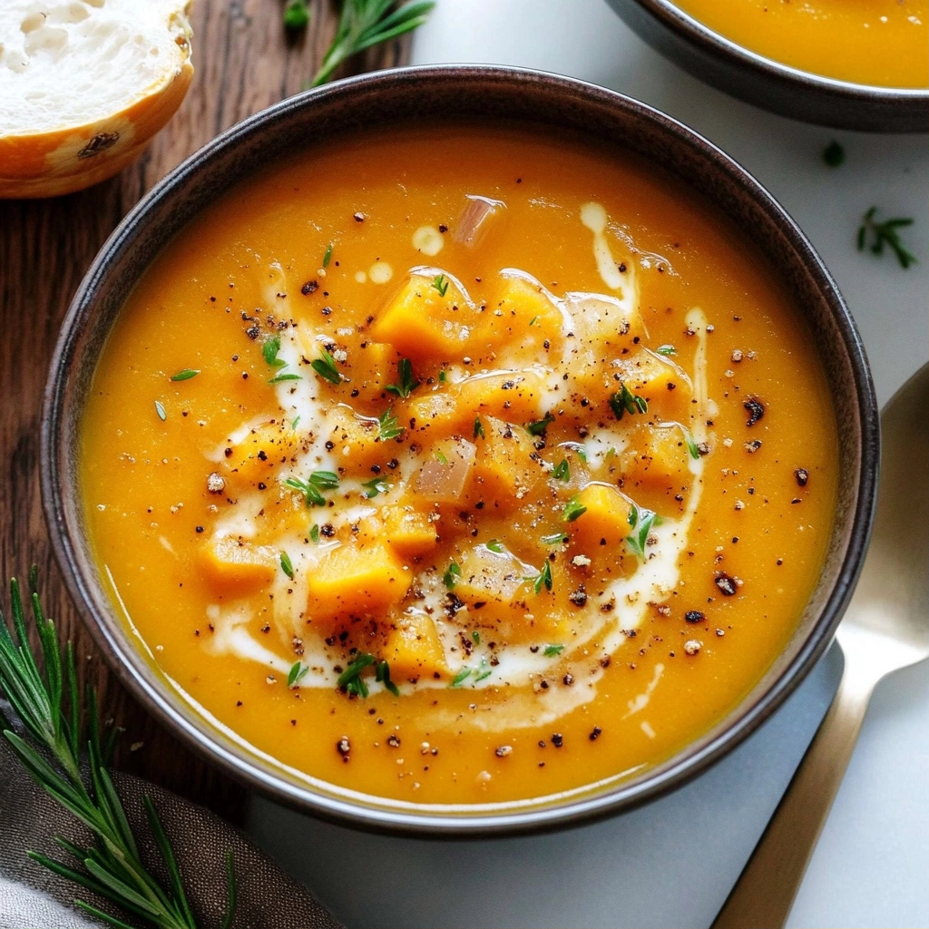 Slow Cooker Butternut Squash Soup