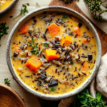 The Best Cozy Autumn Wild Rice Soup