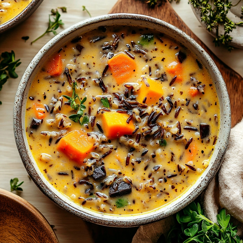 The Best Cozy Autumn Wild Rice Soup