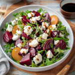 Beet Salad with Goat Cheese and Balsamic