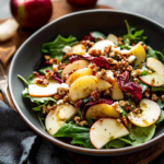Autumn Apple Salad with a Maple Vinaigrette