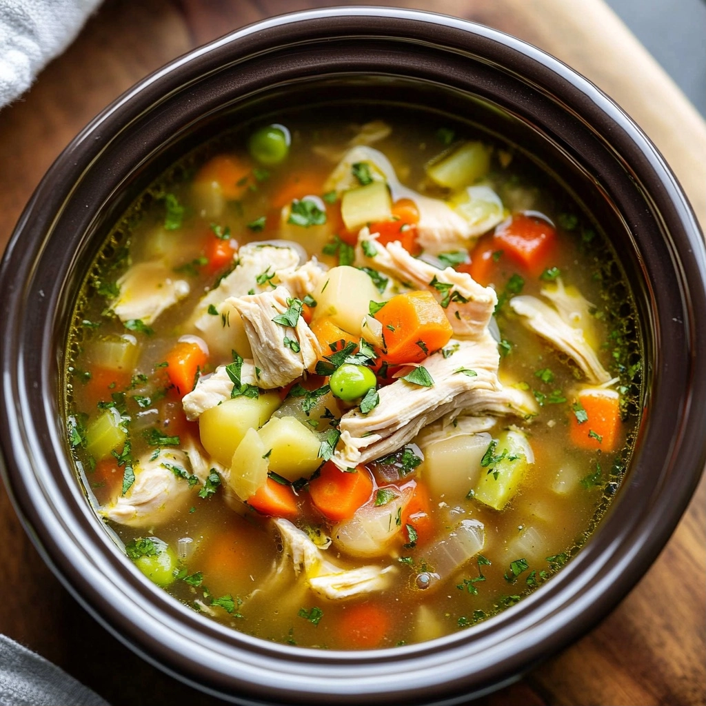 Crockpot Chicken Vegetable Soup