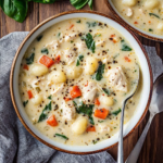 Slow Cooker Creamy Chicken Gnocchi Soup