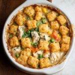 Tater Tot Chicken Pot Pie
