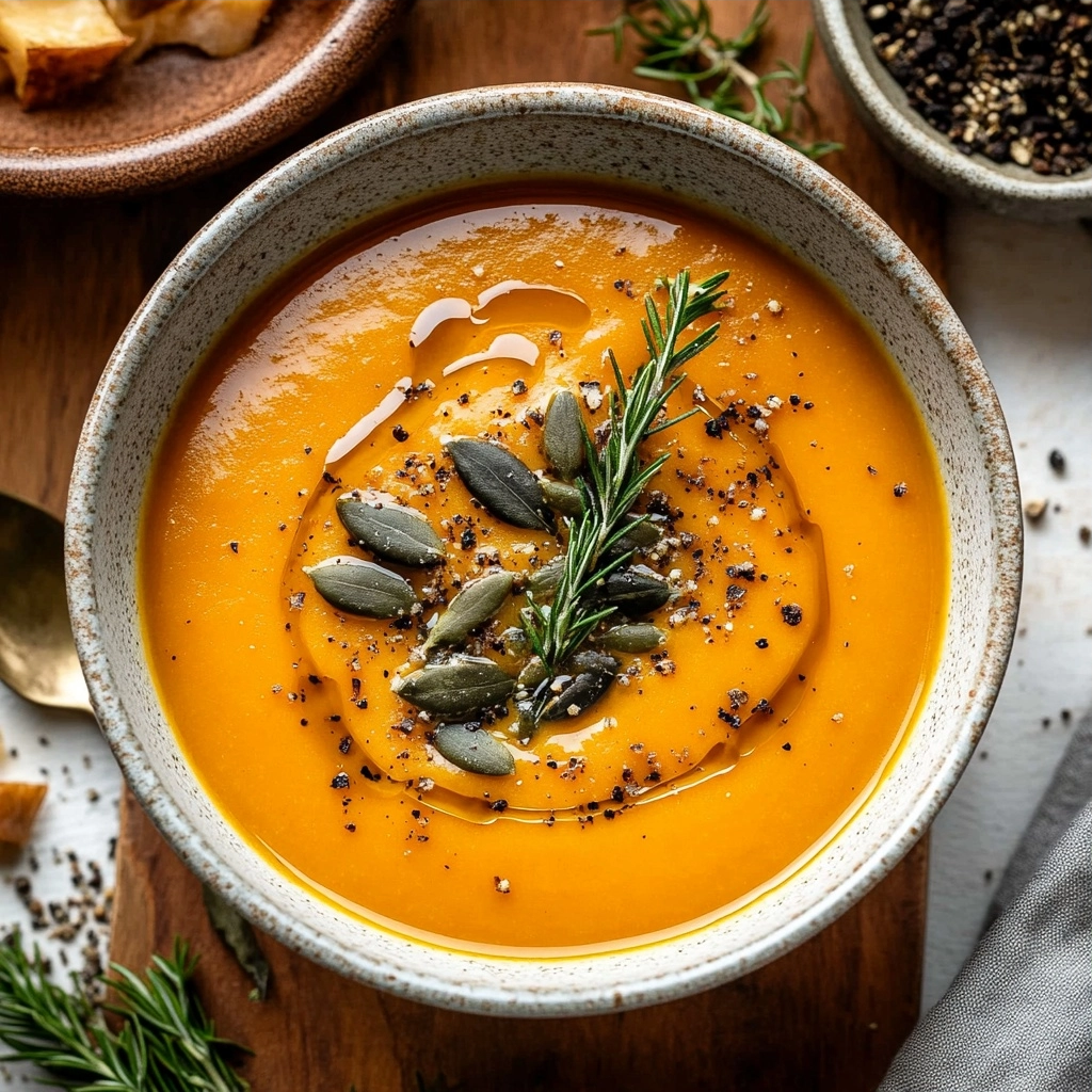 Easy Roasted Butternut Squash Soup