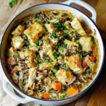 Creamy Chicken Pot Pie Wild Rice