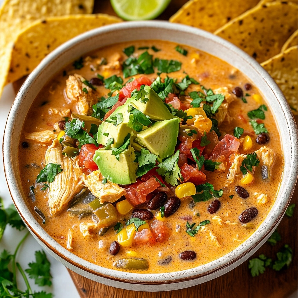 Creamy Taco Chicken Soup