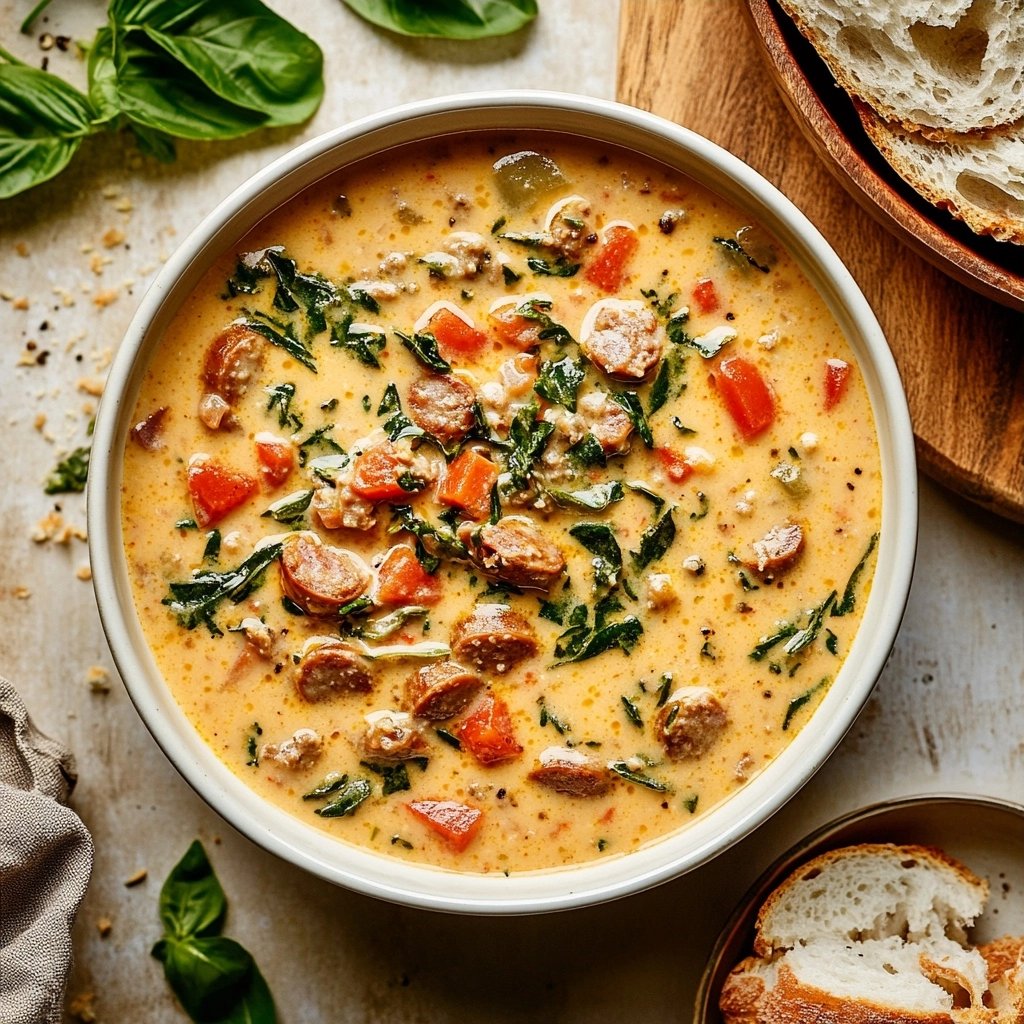 Creamy Italian Sausage Soup