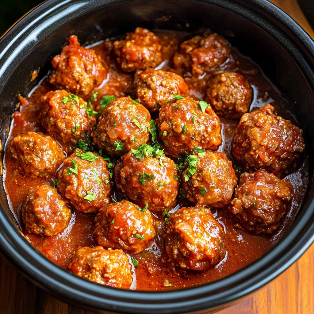 Frozen Meatballs in the Crock Pot