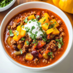 Ground Beef Pumpkin Chili
