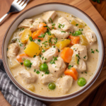 Slow Cooker Creamy Chicken Stew