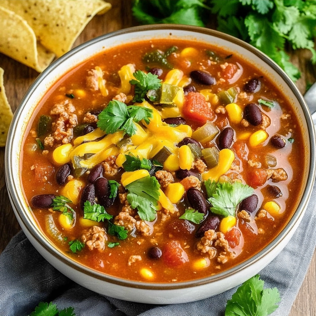 Easy Taco Soup Recipe