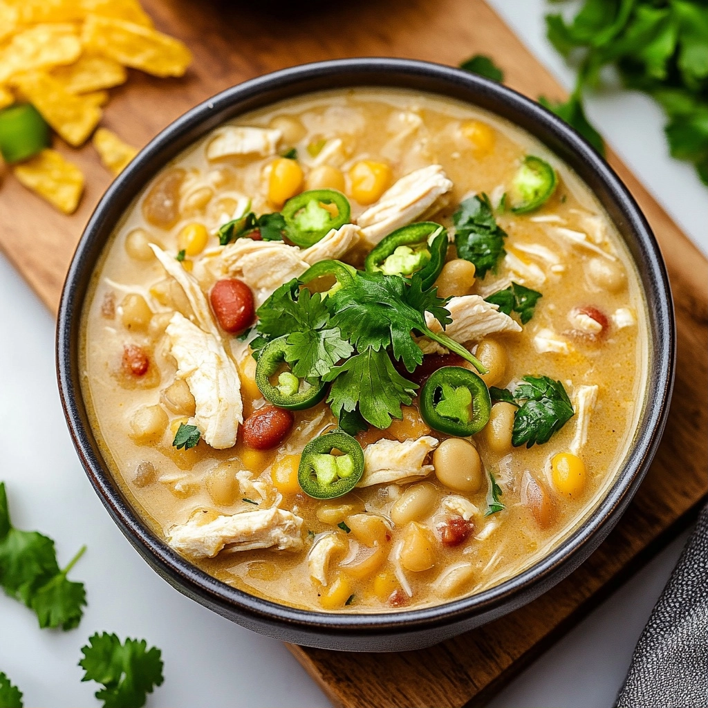 The Best Creamy White Chicken Chili